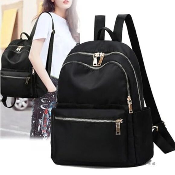 Anti-Theft Mini Backpack Purse, Water-Resistant Oxford Cloth, 15L Travel Daypack main image 3